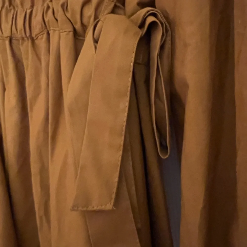 NEW Maeve Cinched Waist Cotton Maxi Shirt Dress Anthropologie Cedar, Medium, NWT - Picture 15 of 15